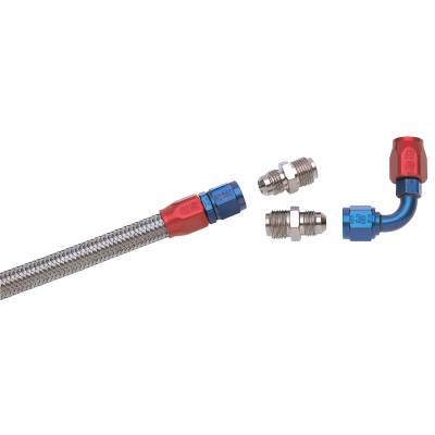 Russell - Russell 641020 Fuel Pump To Carb Hose Kit GM w/Quadrajet 74+ 2.5' Length