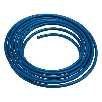 Russell - Russell 639250 3/8" Tube Size Anodized Aluminum Fuel Lines w/Blue Finish
