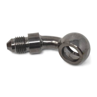 Russell - Russell 640513 3ANx10mm 3/8" 35-DEG Banjo Bolt w/Black Finish