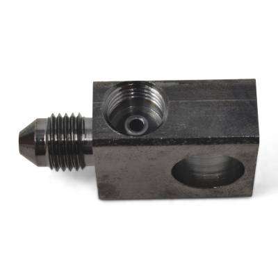 Russell - Russell 640503 3AN To 3/8"x24 I.F. Female Brake Adapter Tee Fitting Black
