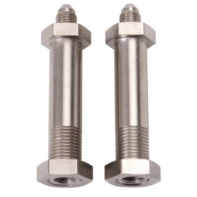 Russell - Russell 641490 Front/Rear 3AN x 1/8" NPT Thru The Frame Fittings In 2" Length