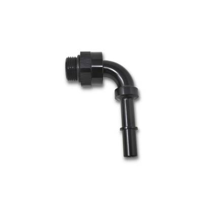 Russell - Russell 644063 3/8" SAE Quick-Disconnect x 8 Port Male Swivel 90DEG O-Ring Black