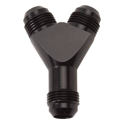 Russell - Russell 650430 6AN Male Flare To Flare "Y" Fitting w/Black Finish