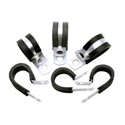 Russell - Russell 650990 Cushion Clamp Holds Hose -8AN Quantity 6