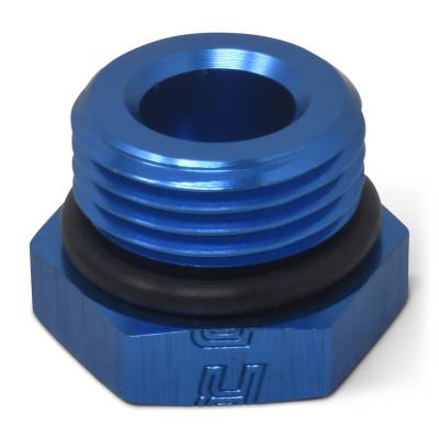 Russell - Russell 660290 Adapter Fitting Straight Thread Plug Anodized -10AN