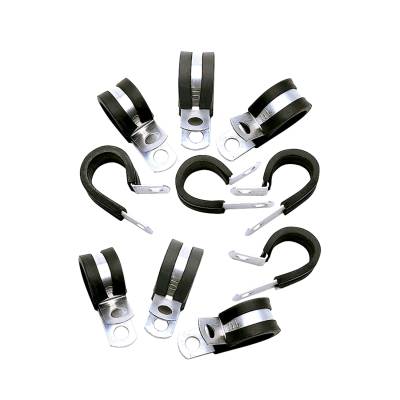 Russell - Russell 650970 Cushion Clamp Holds Hose -4AN Quantity 10