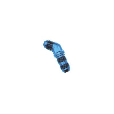 Russell - Russell 661380 Adapter Fitting 45-DEG Flare Bulkhead Anodized -04AN