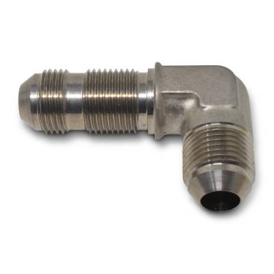 Russell - Russell 661231 Adapter Fitting 90-DEG Flare Bulkhead Endura -03AN