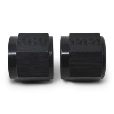 Russell - Russell 660575 6AN To 3/8" Tube Nut Adapter Fitting w/Black Finish Pair