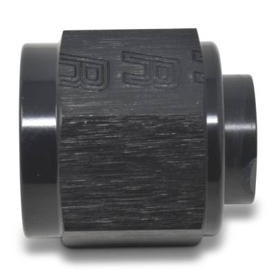 Russell - Russell 661953 Adapter Fitting Flared Tube Cap Assembly -04AN Black Finish