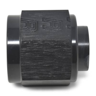 Russell - Russell 661973 8AN Flare Cap Adapter Fitting w/Black Finish