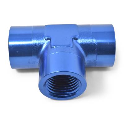 Russell - Russell 661710 Adapter Fitting Female Pipe Tee Anodized 1/8" Pipe Size