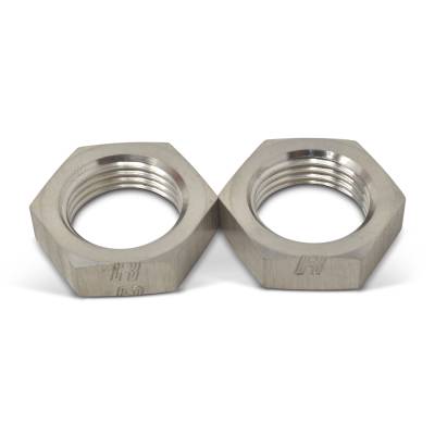 Russell - Russell 661871 3AN To 3/8"-24 Thread Bulkhead Nut Adapter Fitting Endura Finish