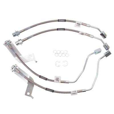 Russell - Russell 693210 F/R Disc Street Legal Brake 4-Lines Assy for 99-04 Ford Mustang