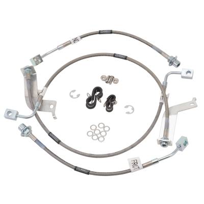 Russell - Russell 693270 F/R Disc Street Legal Brake 4-Lines Assy for 99-04 Mustang Cobra