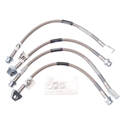 Russell - Russell 692010 F/R Street Legal Brake 4-Line Assembly for 84-87 Corvette C4