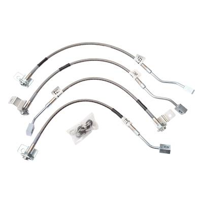Russell - Russell 694310 Street Legal 4Pc Brake Line Assembly for 03-05 Neon SRT-4