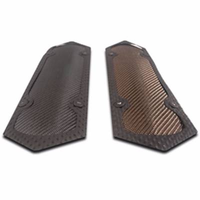 Thermo Tec - Thermo Tec 11500 Black Motorcycle Exhaust Heat Shield 3.75"x11.75" w/Clamps