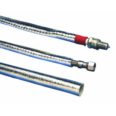 Thermo Tec - Thermo Tec 14005 Heat Sleeve 3' Long 1/2" ID Up To 2000-DEG-F Slip On