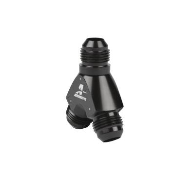 Aeromotive Fuel System - Aeromotive 15674 Y-Block AN-08 To Dual AN-08