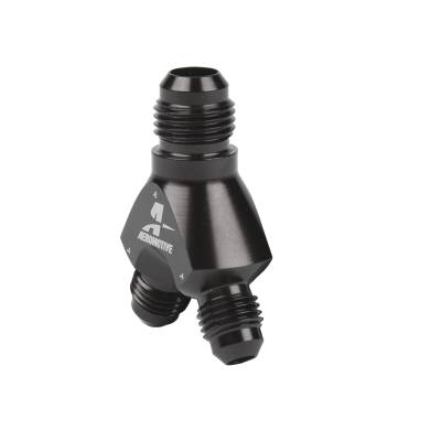 Aeromotive Fuel System - Aeromotive 15671 Y-Block AN-06 To Dual AN-04