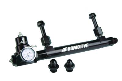 Aeromotive Fuel System - Aeromotive 17249 Dual Adjustable Fuel Log 14201/13214 Combo Kit