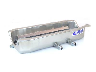 Canton - Canton Racing 12-103 Oil Pan SBC Pre-85 Dry Sump W Left Side Pickup Exits
