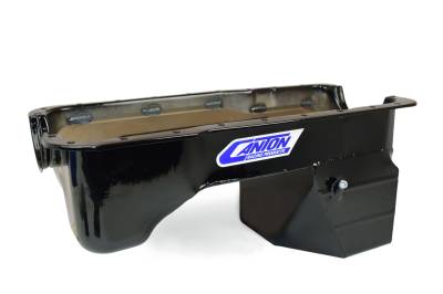 Canton - Canton 16-620 Oil Pan 302 Ford 66-77 Bronco Rear Sump Oil Pan Black Powder Coat