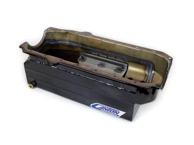 Canton - Canton Racing 18-100 Oil Pan SBC Pre-1985 Full Length Sump Marine Oil Pan