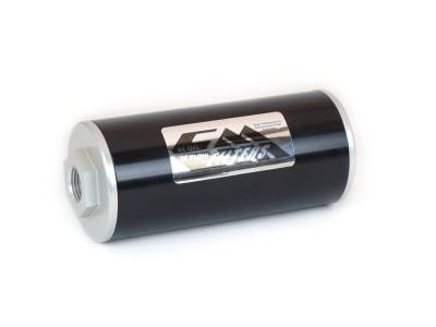 Canton - Canton 25-101 Billet Aluminum CM Oil Filter 6" Inline 1/2" NPT Ports