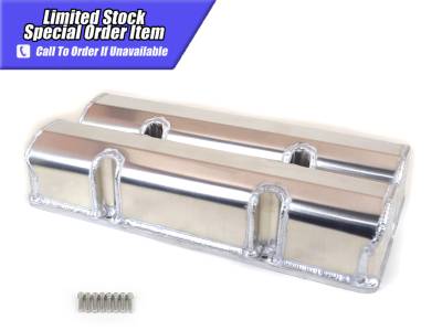 Canton - Canton 65-200 Valve Covers for Small Block Chevy Fabricated Aluminum w/Hardware
