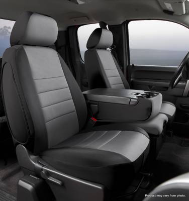 FIA - FIA NP98-38 GRAY NP Front 40/20/40 Seat Cover 19-24 Silv/Sra 1500/20-24 2500HD