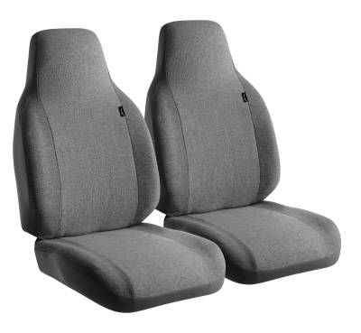 FIA - FIA OE301 GRAY OE SEMI CUSTOM FIT CAR FRONT Bucket SEAT COVER