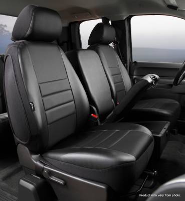 FIA - FIA SL68-37 BLK/BLK SL FRONT 40/20/40 Seat Cover 19-24 Silv/Sr 1500/20-24 2500HD