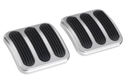 Lokar - Lokar BAG-6174 Billet Aluminum Brake&Clutch Pedal Pad