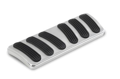 Lokar - Lokar BAG-6134 Billet Aluminum Curved Brake Pedal Pad 67-69 Camaro/Firebird