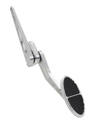 Lokar - Lokar BAG-6104 Oval Billet Aluminum Throttle Pedal Assembly
