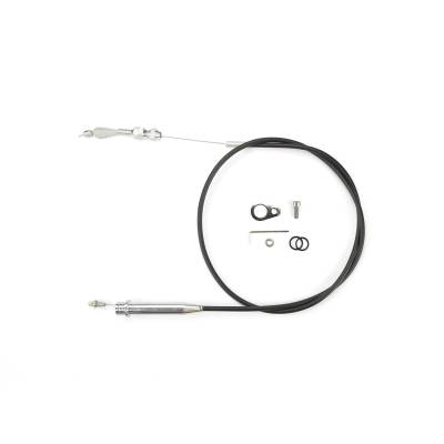 Lokar - Lokar KD-2700TPU 46" Universal Black Housing 700 Tuned-Port Kickdown Cable