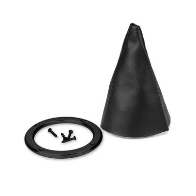 Lokar - Lokar X70-BHRB Midnight Series Hot Rod Round Black Billet Shifter Boot/Ring