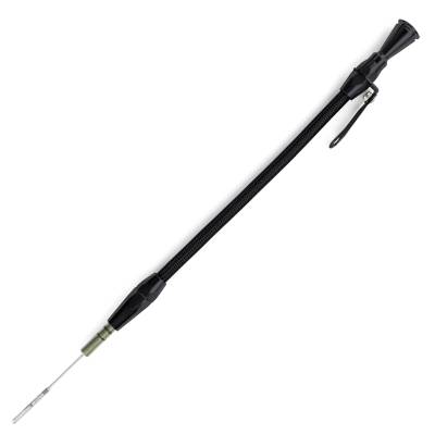 Lokar - Lokar XED-5026 FR Hi-Tech Flexible Black SS Engine Dipstick for Mopar Big Block