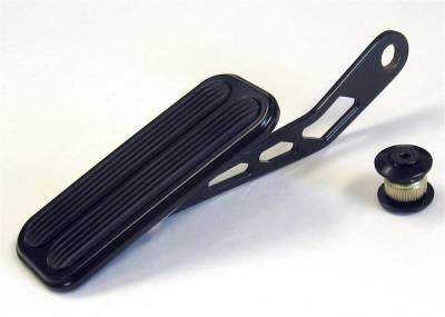 Lokar - Lokar XDBW-6016 XL Black Steel Drive-By-Wire Throttle Pedal Set