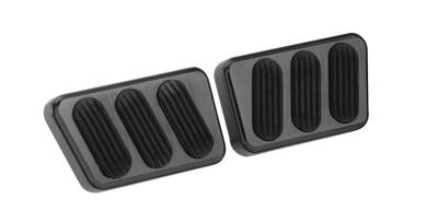 Lokar - Lokar XBAG-6121 Billet Aluminum Brake&Clutch Pedal Pad 64-70 MUSTANG