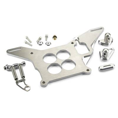 Lokar - Lokar XTCB-4150 Midnight Series Throttle Bracket/Kickdown Plate