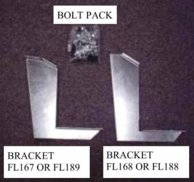 Owens Products - Owens 10-1134 TranSender Running Board Bracket Kit for 10-18 Toyota 4Runner