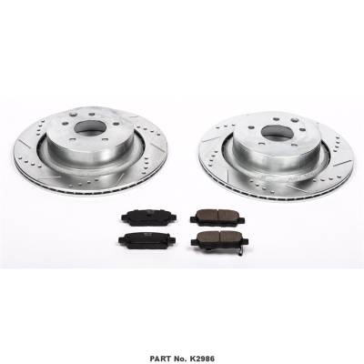 PowerStop - Power Stop K2986 Performance Brake Upgrade Kit for 07-13 G25/G35/G37 Canadian