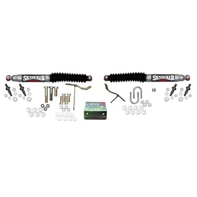 Skyjacker - Skyjacker 9213 Silver Dual Steering Stabilizer Kit for 03-08 RAM 2500/3500