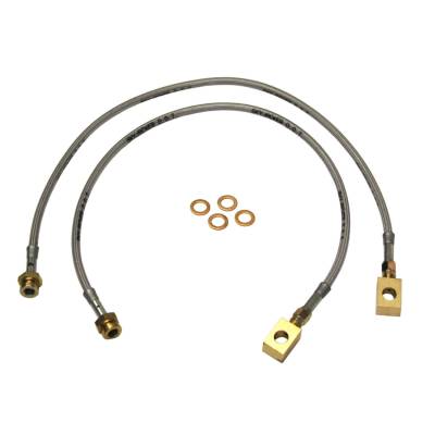 Skyjacker - Skyjacker FBL80 SS 4-8" Lift Front Brake Line Pair for 80-89 Bronco Ford F150