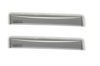 Weathertech - WeatherTech 71100 Side Window Rear Deflector Set Light Tint