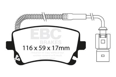 EBC Brakes - EBC Brakes DP21470 Greenstuff 2000 Series Sport Brake Pads