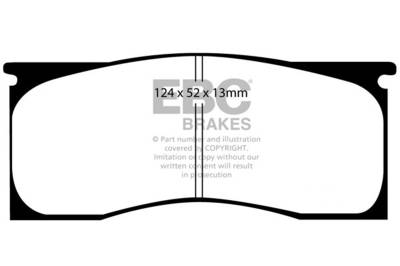 EBC Brakes - EBC Brakes DP21157 Greenstuff 2000 Series Sport Brake Pads